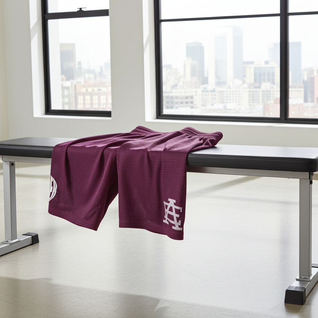 Pink Mesh Shorts BE BOULDER Athletic Gym Shorts, 5” Inseam Performance Fit